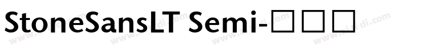 StoneSansLT Semi字体转换 StoneSansLT Semi字体转换